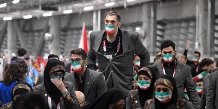 افتتاحیه پارالمپیک توکیو| تجمع معترضان پشت در ورزشگاه/ لنز دوربین‌ها به سمت ستاره ایرانی چرخید+عکس