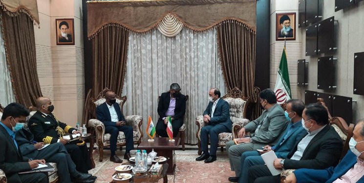 دیدار سفیر هند با استاندار هرمزگان/ دارمندرا: مشتاق سفر وزیر خارجه ایران به هند هستیم