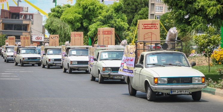 اهدای ۲۵ سری جهیزیه به همت بسیج ناحیه نوشهر و ستاد اجرایی فرمان امام (ره)