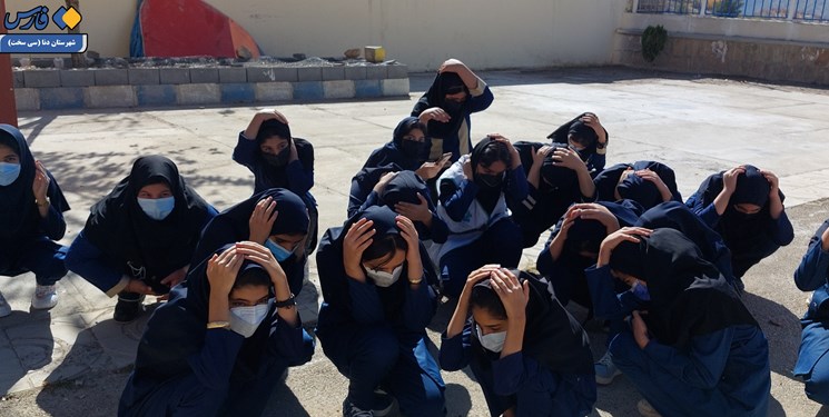 برگزاری مانور پدافند غیر عامل در سی سخت+تصاویر و فیلم