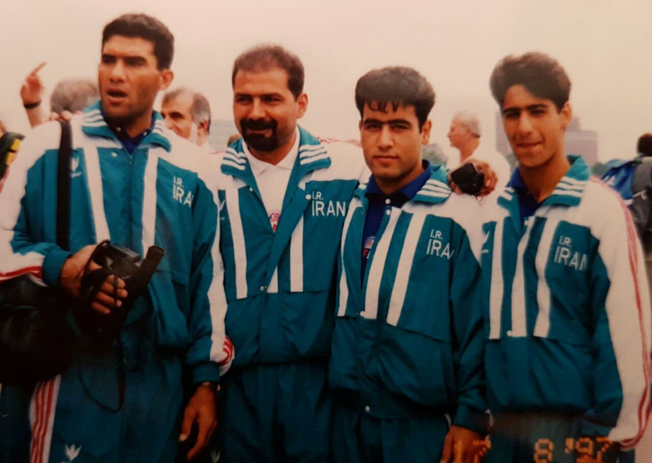 عکس یادگاری عابدزاده،مجیدی و مهدویکیا،با لباسهای خاطرهساز/عکس