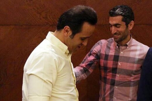 فرهاد مجیدی و علی کریمی در یک قاب مشترک!/عکس