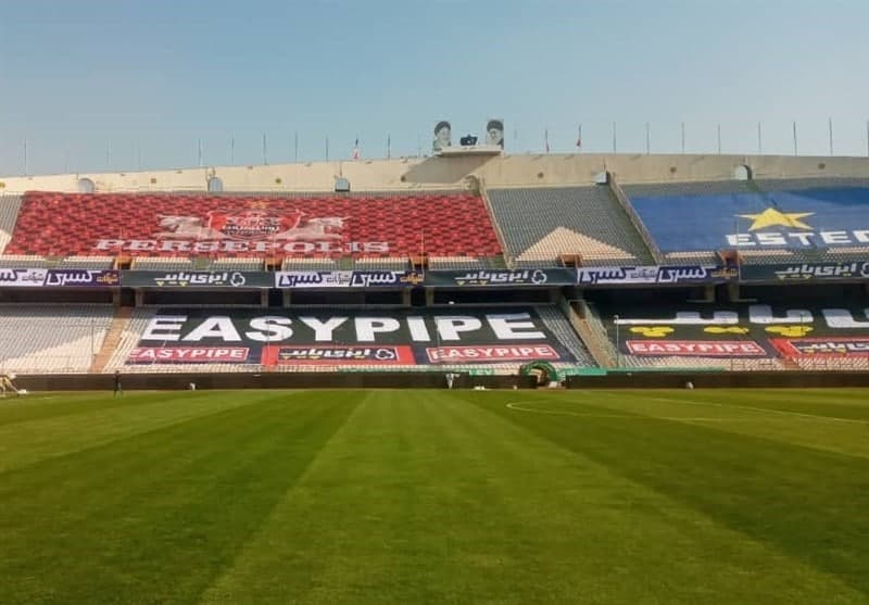 حال و هوای استادیوم آزادی پیش از دربی 97/عکس