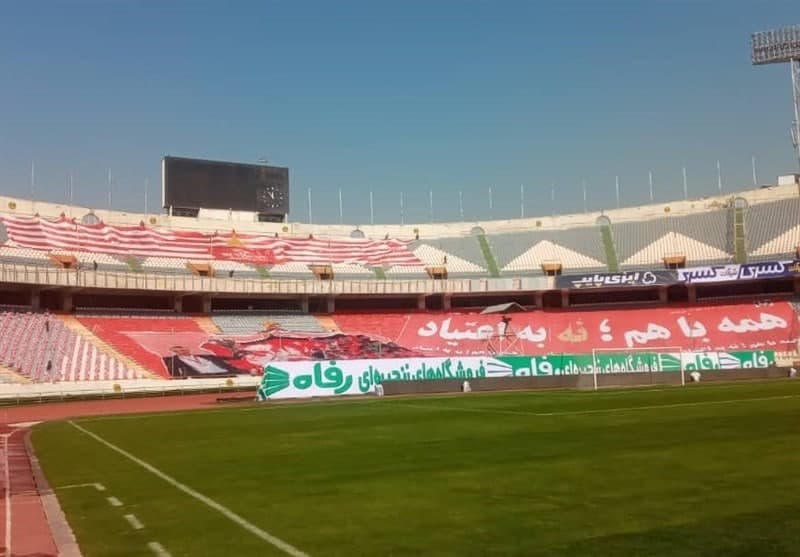 حال و هوای استادیوم آزادی پیش از دربی 97/عکس