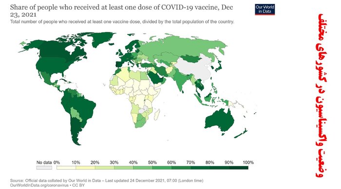 ۲۰۲۱؛ کاهش سایه سنگین کرونا بر جهان با واکسیناسیون 