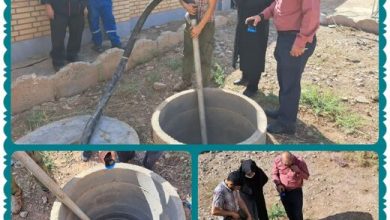 اولین عملیات لایروبی سپتیک تانک های تصفیه پساب بهداشتی در شرکت گاز استان سمنان انجام شد