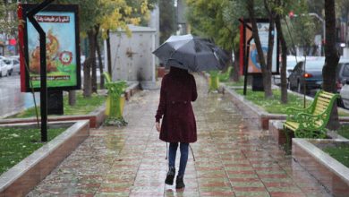 تداوم بارش باران و برف در تهران/ کاهش دما از پنجشنبه