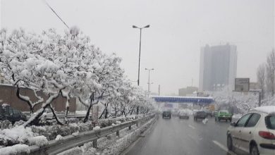 تنفس هوای مطلوب در تهران برفی