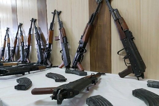 جمع‌آوری سلاح‌های غیرمجاز در مبارکه