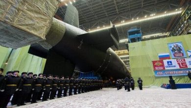 زیردریایی هسته‌ای روسیه به سمت شمالگان حرکت کرد