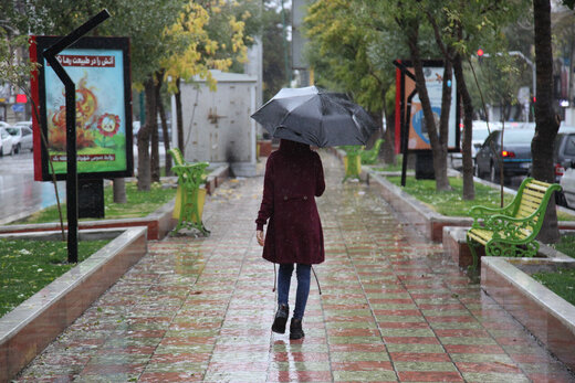 فعالیت سامانه بارشی در اصفهان از روز پنج‌شنبه/احتمال بارش برف