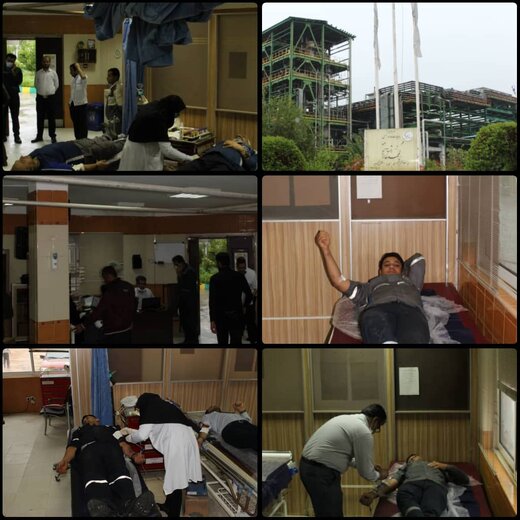 پویش اهدای خون پرسنل شرکت پتروشیمی خوزستان