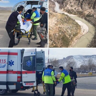 انجام پنجاه و هشتمین ماموریت امداد هوایی در استان چهارمحال وبختیاری