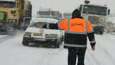 بارش‌ها سبب لغزندگی محورهای ارتباطی استان چهارمحال وبختیاری  شده است