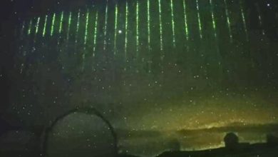 رمزگشایی از پرتوهای سبز مرموز در آسمان شب / عکس