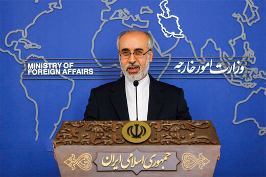 واکنش سخنگوی وزارت خارجه به دیدار مکرون با عناصر ضدانقلاب