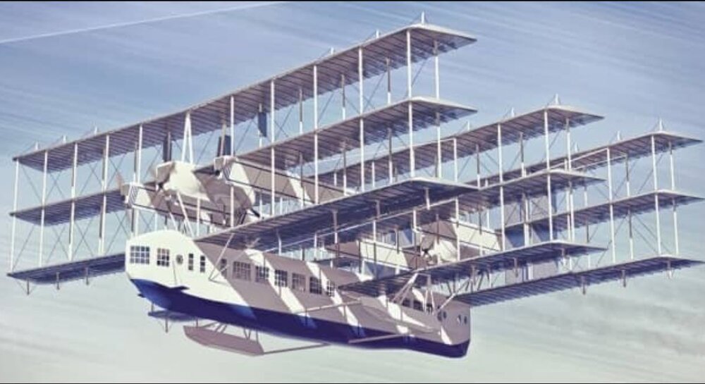 پروژه شکستخورده عجیبترین هواپیمای جهان / عکس