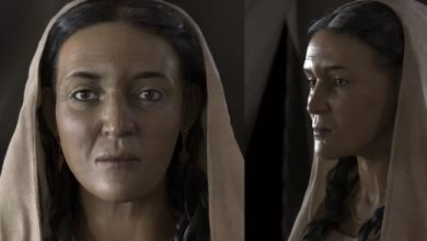 چهره و پوشش یک زن در عربستان ۲۰۰۰ هزار سال پیش / عکس