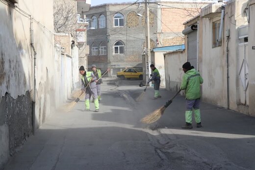 آغاز شهرتکانی شهر ارومیه در آستانه عید نوروز