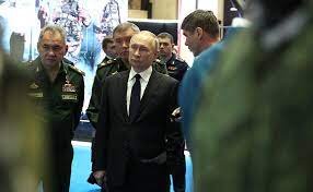 پوتین از یک مرکز فرماندهی در نزدیکی «دونباس» بازدید کرد