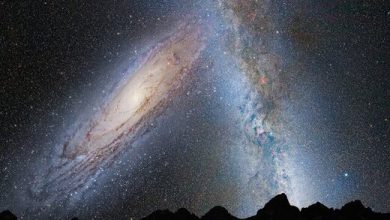 راه‌شیری در مسیر برخورد به اندرومدا!/ اثر برخورد دو کهکشان بر ستاره‌ها و سیاره‌ها از جمله زمین