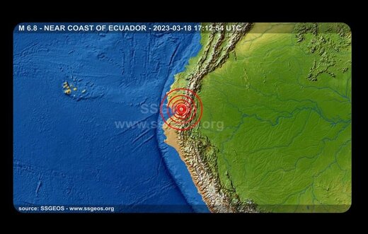 عکس | جنجال دوباره زلزله شناس هلندی در راه است؟/زلزله شدید در اکوادور در روزهای ادعایی اما بی مکان هوگربیتس!