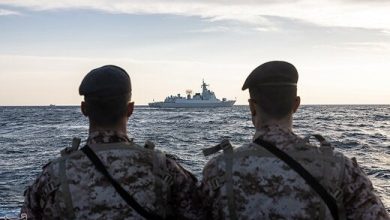 پوشش «افسران زن روسی» در رزمایش کمربند دریایی ایران، چین و روسیه + عکس‌ها