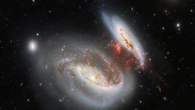 برخورد ۲ کهکشان «تافی» و ایجاد یک «آب‌نبات» غول‌پیکر کیهانی!
