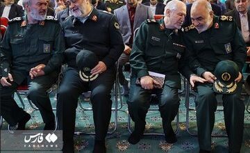 حضور «فرماندهان بلندپایه» در مراسم سالگرد شهادت سردار حجازی + تصاویر