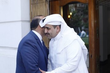 حضور نماینده عربستان در ضیافت دفتر حفاظت منافع ایران در قاهره/عکس