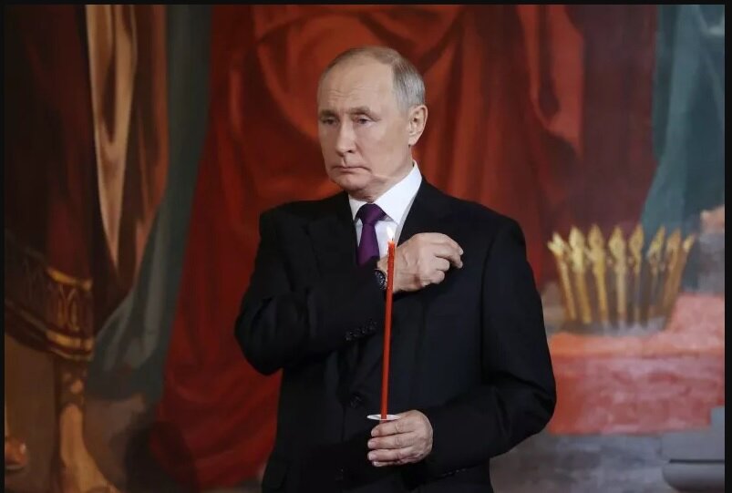 عکس‌های جنجالی از گردن زخم پوتین/ رهبر روسیه به سختی راه می‌رود