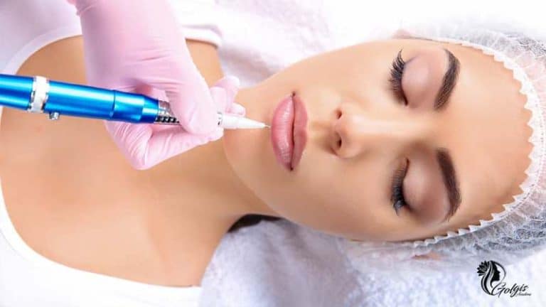 آموزش ۱+۴ روش عالی در دوره آموزش تاتو صورت آموزشگاه گل گیس