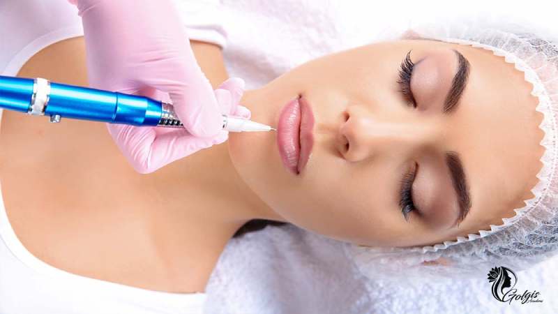 آموزش ۱+۴ روش عالی در دوره آموزش تاتو صورت آموزشگاه گل گیس