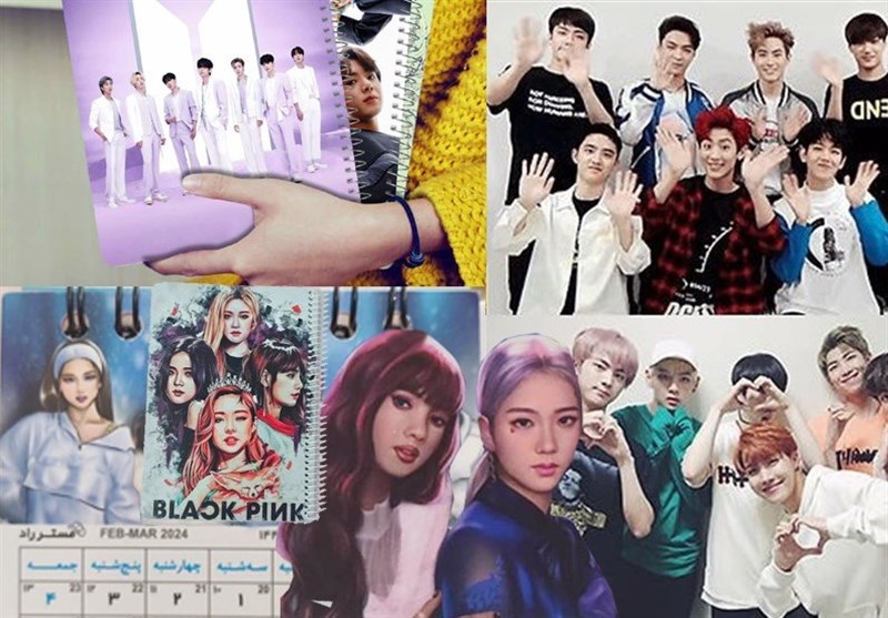 تصویر کیپاپها روی نوشتافزار ایرانی، زیر سایه فقر کاراکترهای بومی در بازار صنایع فرهنگی