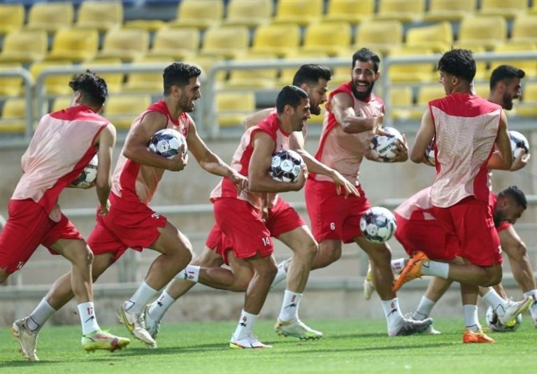 تمرین سبک پرسپولیس با توپهای جدید لیگ برتر