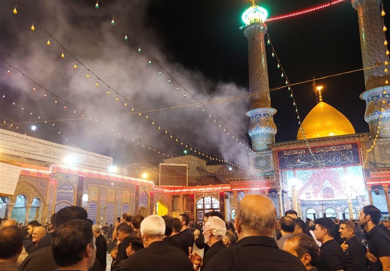 حال و هوای قبله تهران در شب عاشورا + فیلم