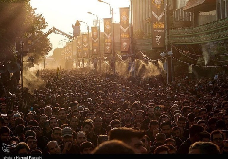 طنین “یا ابالفضل” در “یومالعباس” زنجان/ قرائت قرآن در بزرگترین اجتماع عزاداران/ رجزخوانی کلامیزنجانی + فیلم