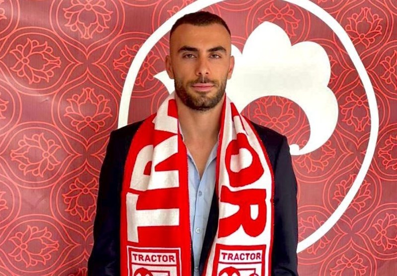 مهاجم مس کرمان به تراکتور پیوست