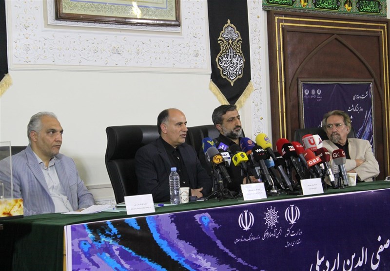نشست رسانهای همایش ملی بزرگداشت شیخ صفی الدین اردبیلی برگزار شد/شیعه واقعی اتحاد وجودی با اهل بیت (ع) دارد
