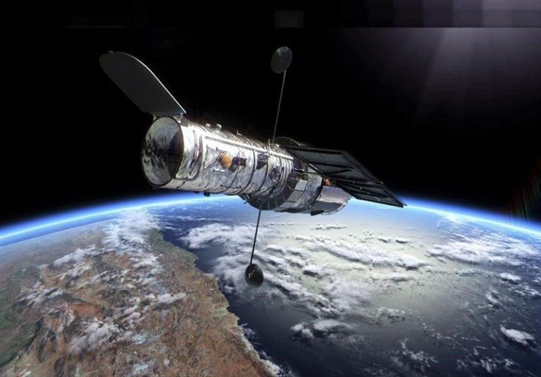 نمایی خیرهکننده از یک کهکشان مارپیچی توسط تلسکوپ هابل