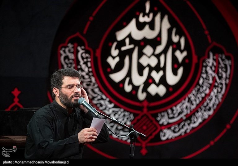 همخوانی دختران بهشتی در هیأت آیین حسینی