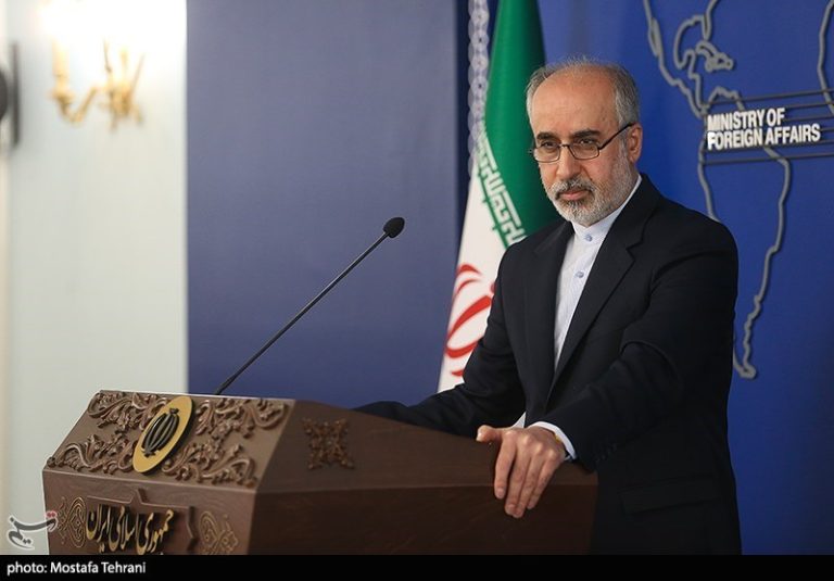 واکنش کنعانی به رفتار دوگانه غربیها در قبال جنایات رژیم صهیونیستی