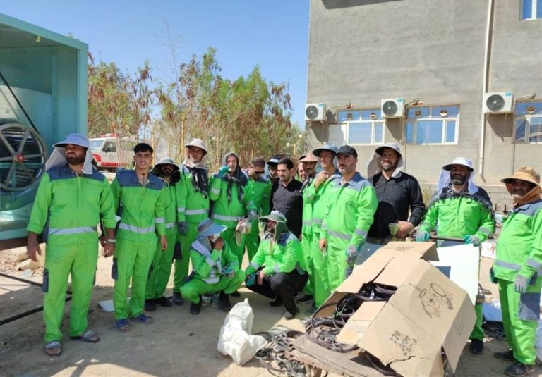 آمادهسازی موکب محبان رضا(ع) برای میزبانی از زائران اربعین در عمود ۸۳۳