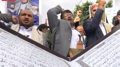 اختصاصی برگزیده های ایران|راهپیمایی مردم یمن مقابل سفارت سوئد در محکومیت اهانت به قرآن کریم