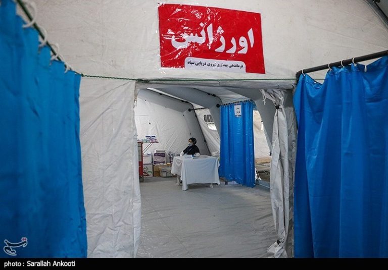 استقرار ۲۶ موکب درمانی و ۳ بیمارستان هلال احمر در مسیر نجف تا کربلا در ایام اربعین + فیلم