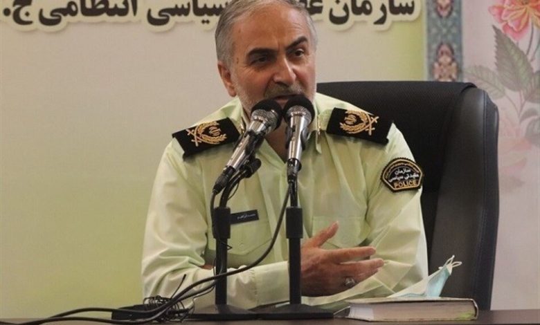 انتقاد پلیس ایران از سکوت مدعیان حقوق بشر در برابر حادثه تروریستی شاهچراغ