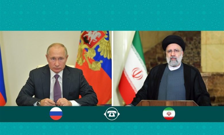 تاکید رئیسی بر اجرای طرح‌های مختلف همکاری بین ایران و روسیه