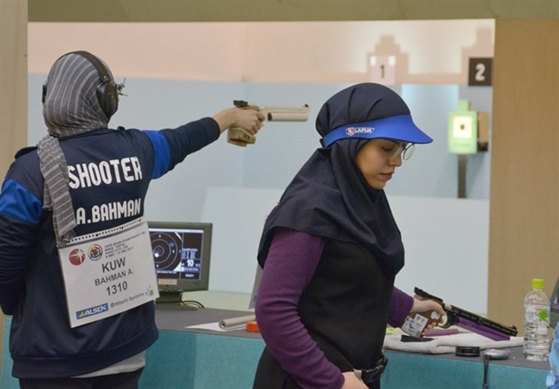 تیراندازی قهرمانی جهان| گلنوش سبقتالهی راهی فینال تپانچه ۱۰ متر شد