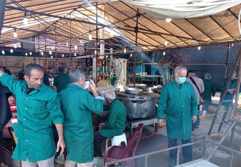 خدمترسانی مواکب اوقاف برای انجام نذر مهدوی