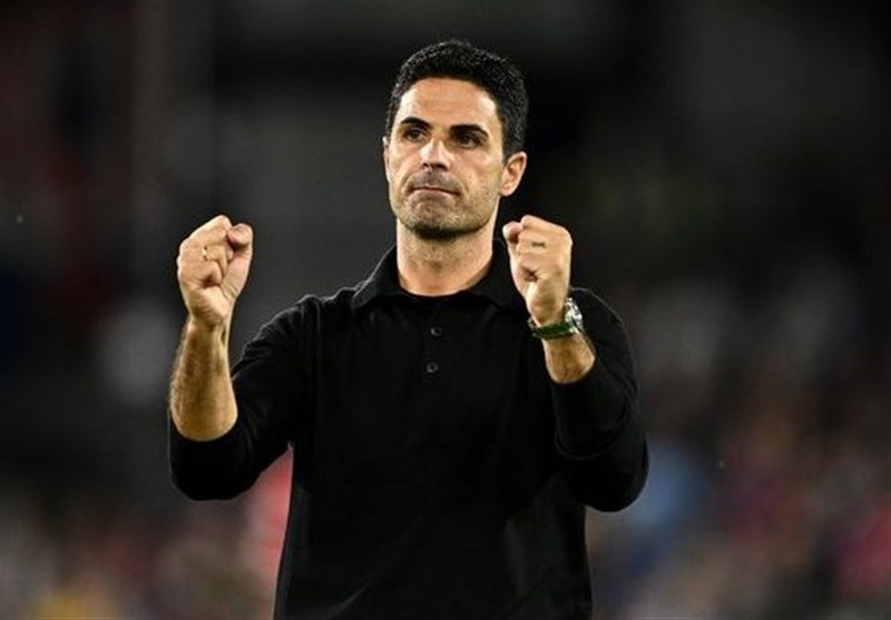 خوشحالی آرتتا بابت پیروزی تیم ۱۰ نفرهاش مقابل کریستالپالاس